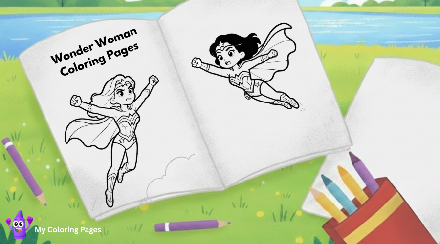 Wonder Woman Coloring Pages