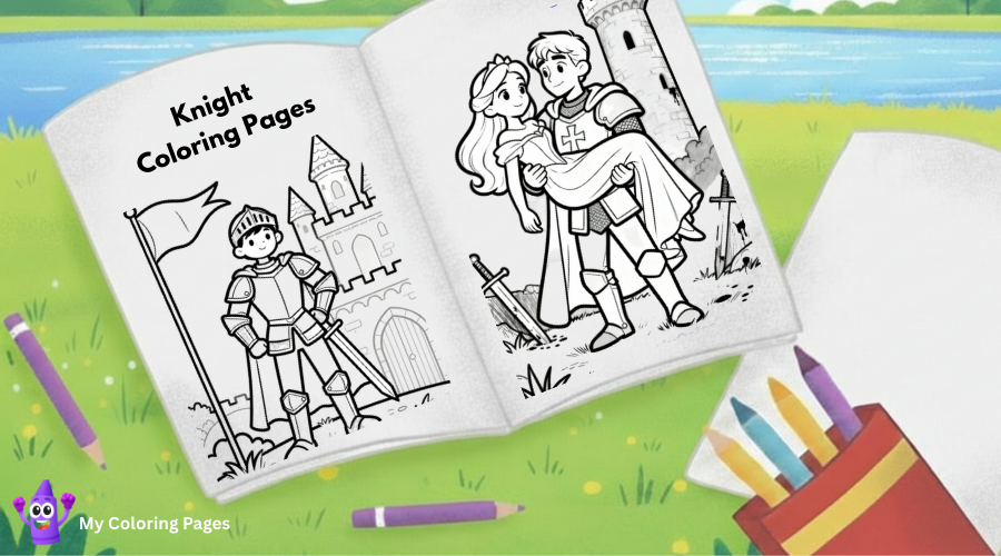 Knight Coloring Pages
