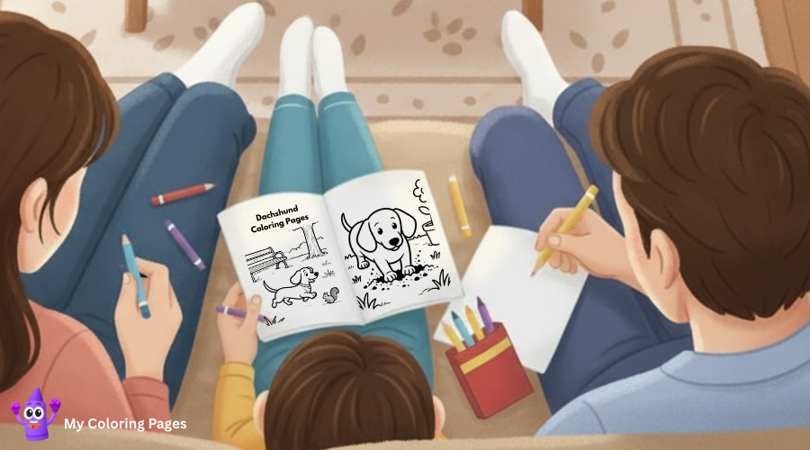 Dachshund Coloring Pages