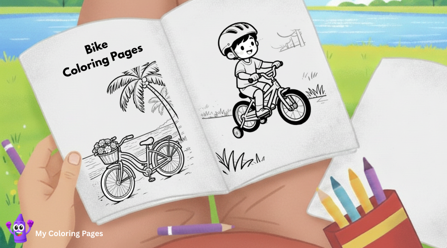Bike Coloring Pages