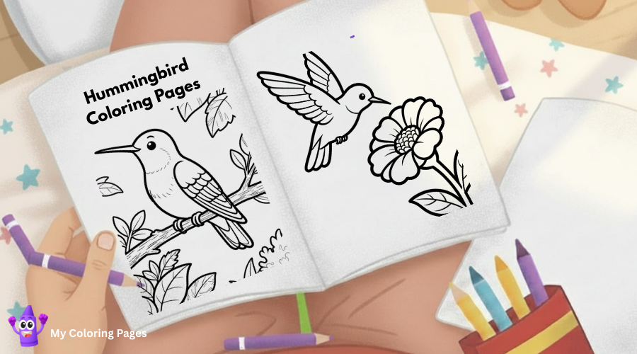 Hummingbird Coloring Pages