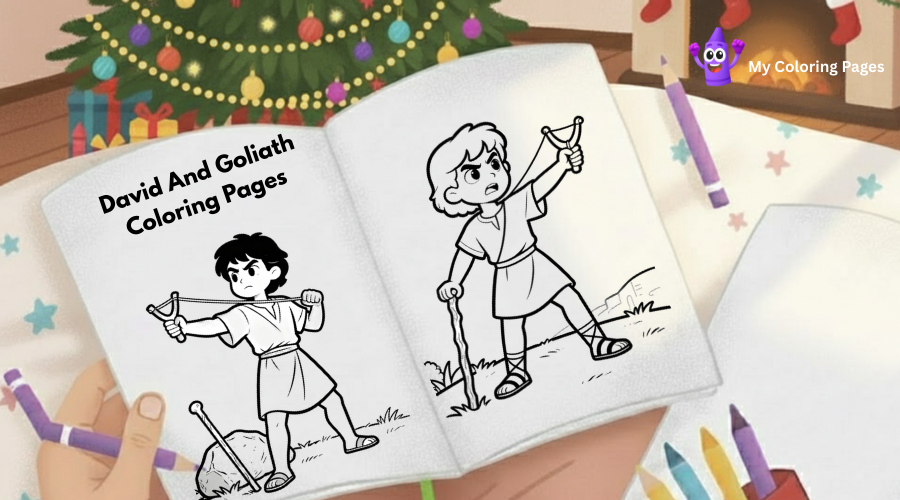 David And Goliath Coloring Pages