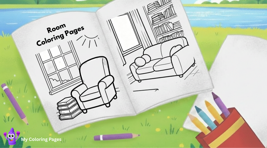 Room Coloring Pages
