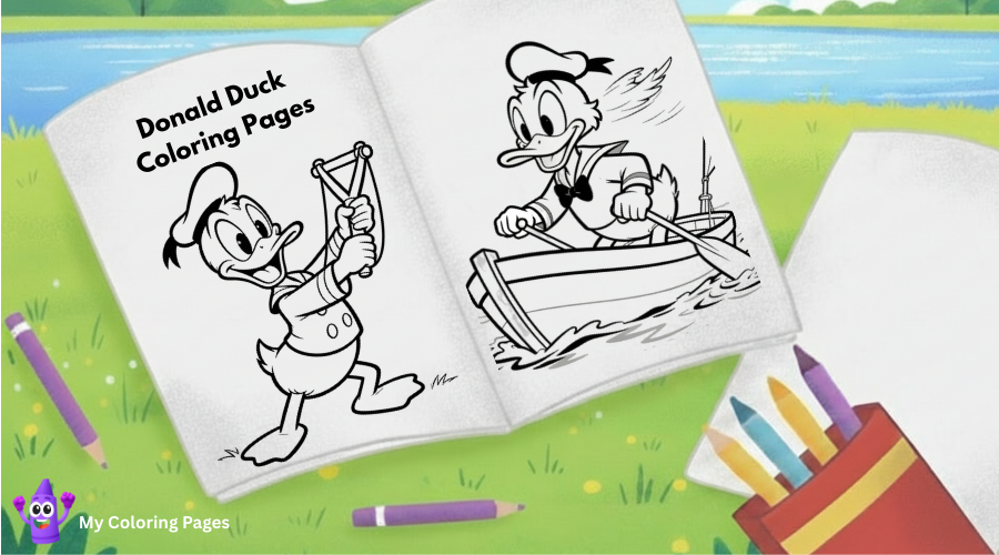 Donald Duck Coloring Pages