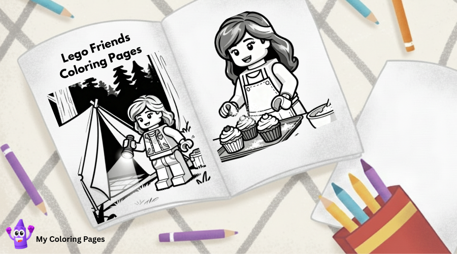 Lego Friends Coloring Pages