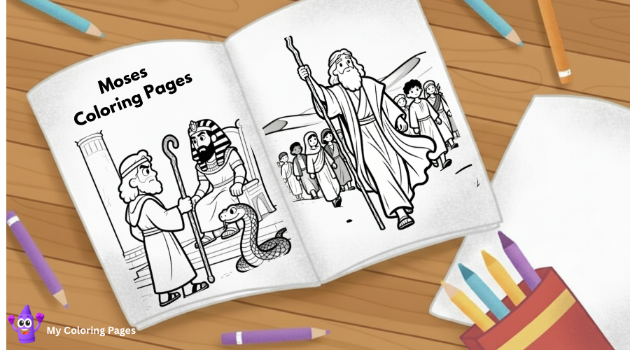 Moses Coloring Pages