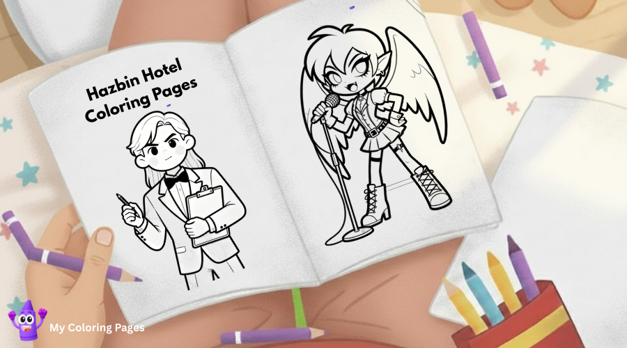 Hazbin Hotel Coloring Pages