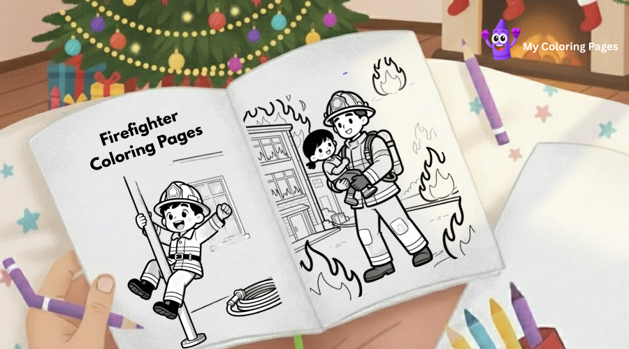 Firefighter Coloring Pages