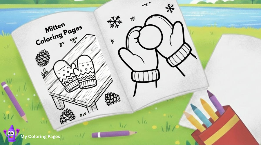 Mitten Coloring Pages