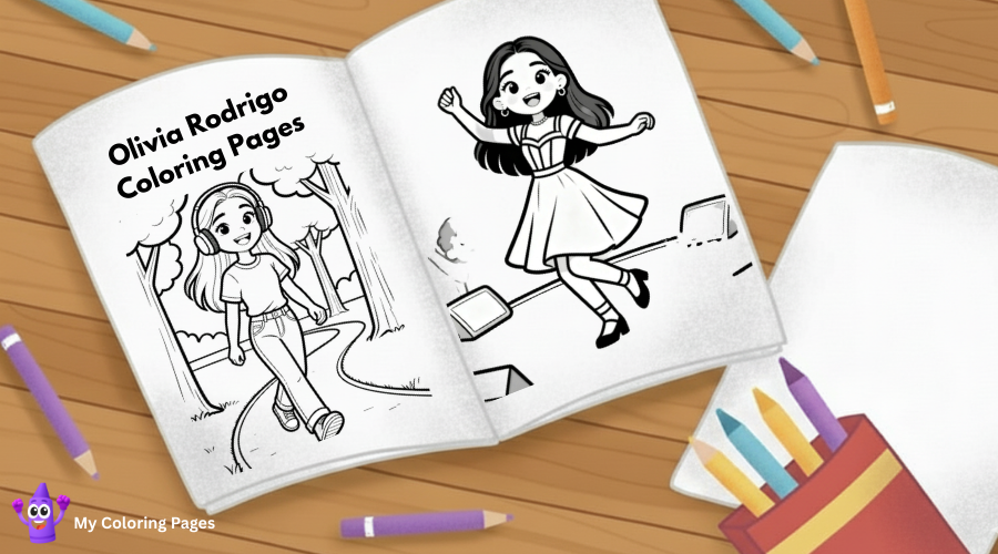 Olivia Rodrigo Coloring Pages