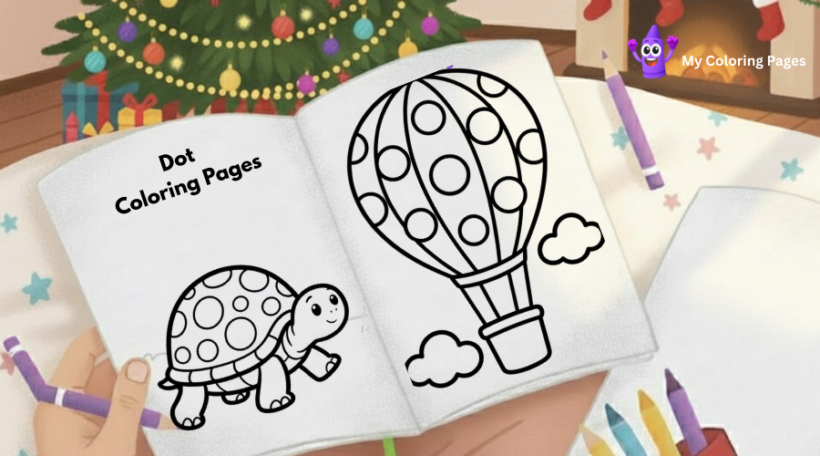 Dot Coloring Pages