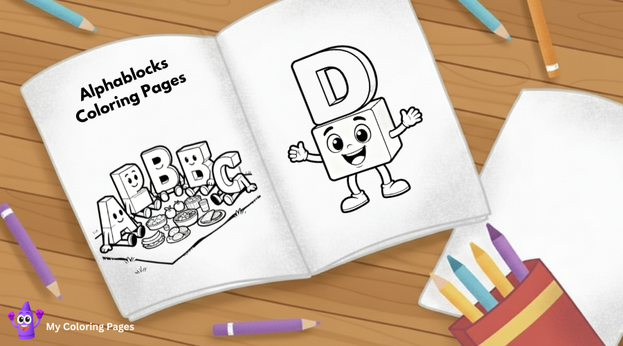 Alphablocks Coloring Pages
