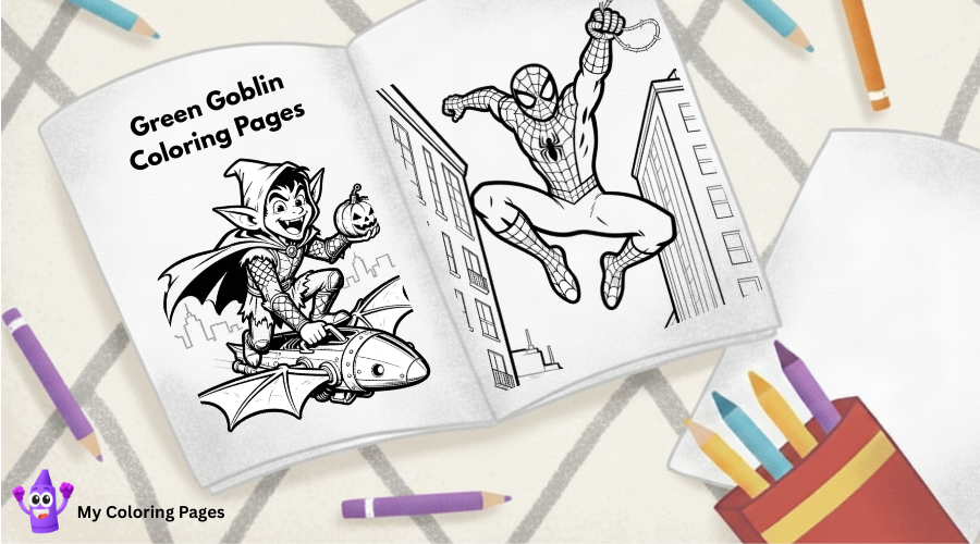 Green Goblin Coloring Pages