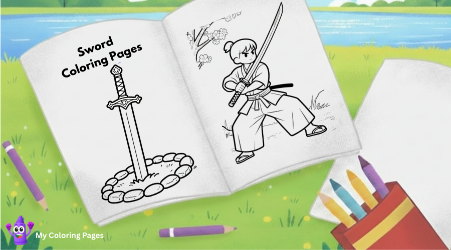 Sword Coloring Pages
