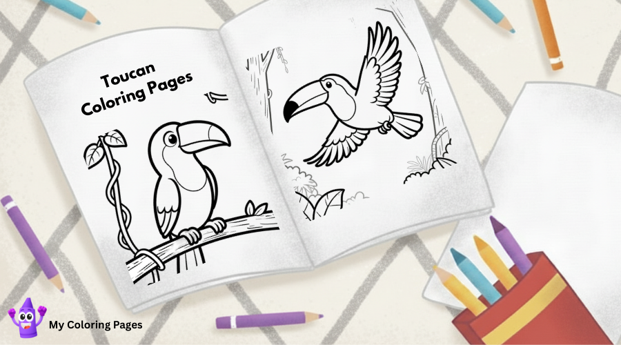 Toucan Coloring Pages
