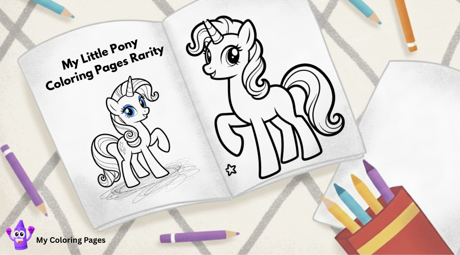 My Little Pony Coloring Pages Rarity