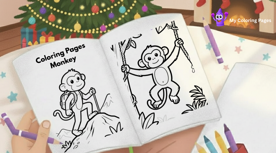 Coloring Pages Monkey
