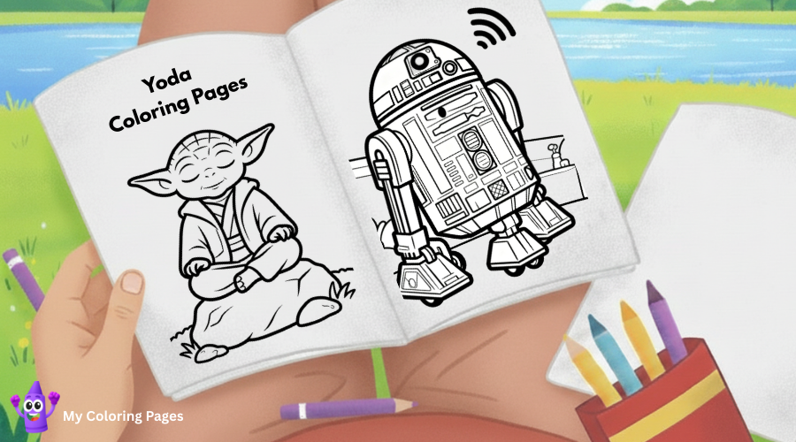 Yoda Coloring Pages