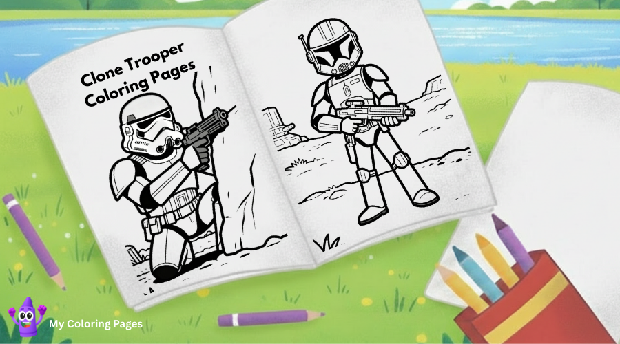 Clone Trooper Coloring Pages
