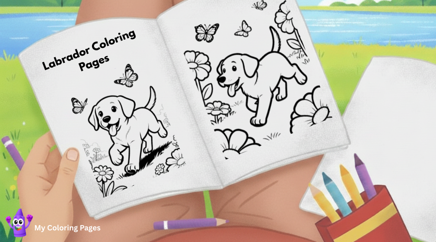 Labrador Coloring Pages