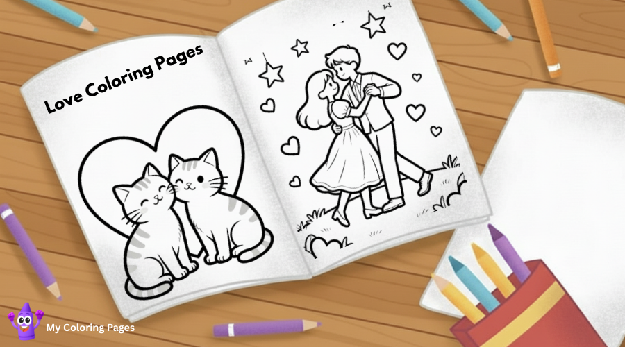 Love Coloring Pages