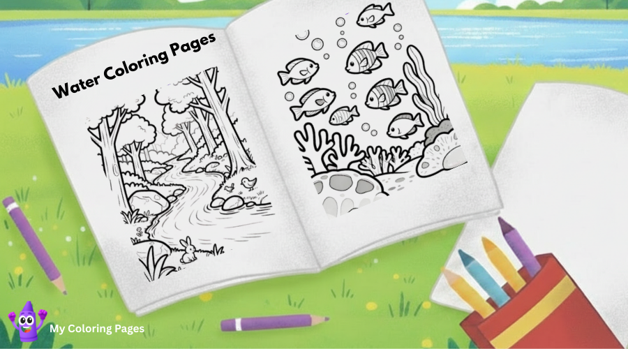 Water Coloring Pages