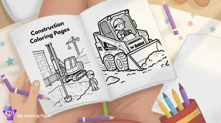 Construction Coloring Pages
