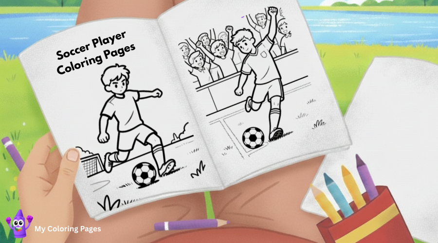 Dibujos de futbolistas para colorear