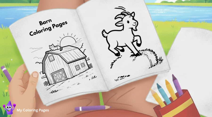 Barn Coloring Pages