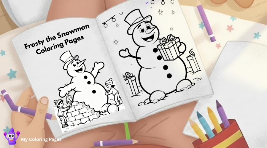 Frosty the Snowman Coloring Pages