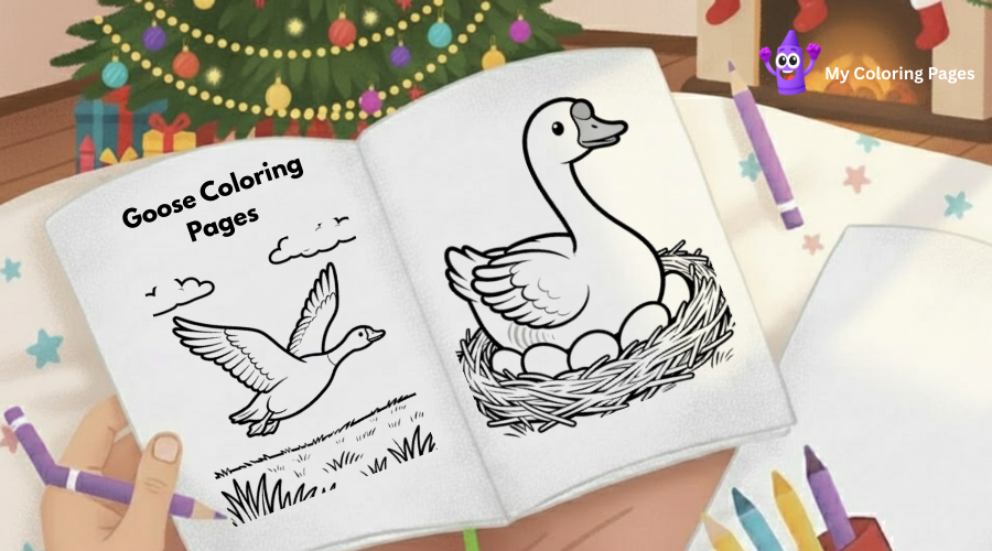 Goose Coloring Pages