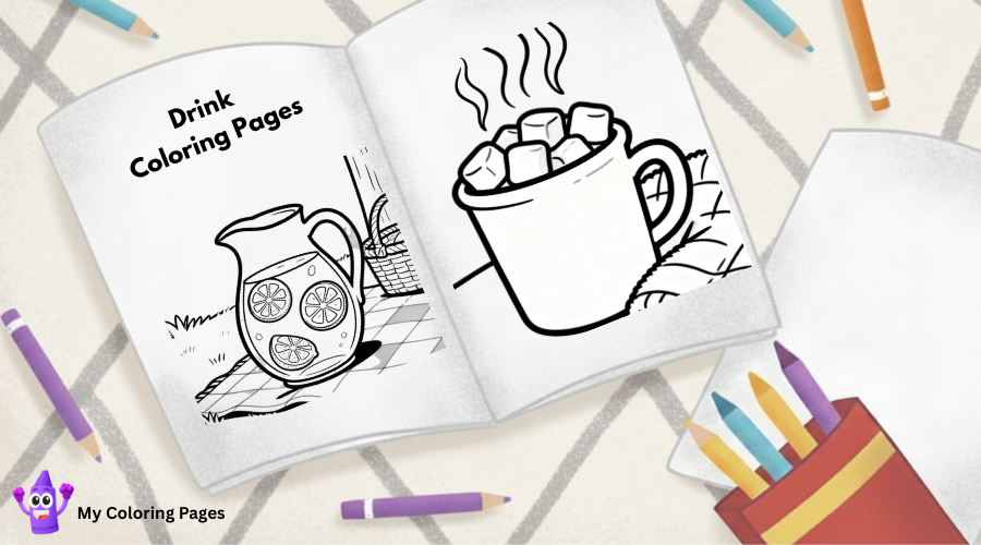 Drink Coloring Pages