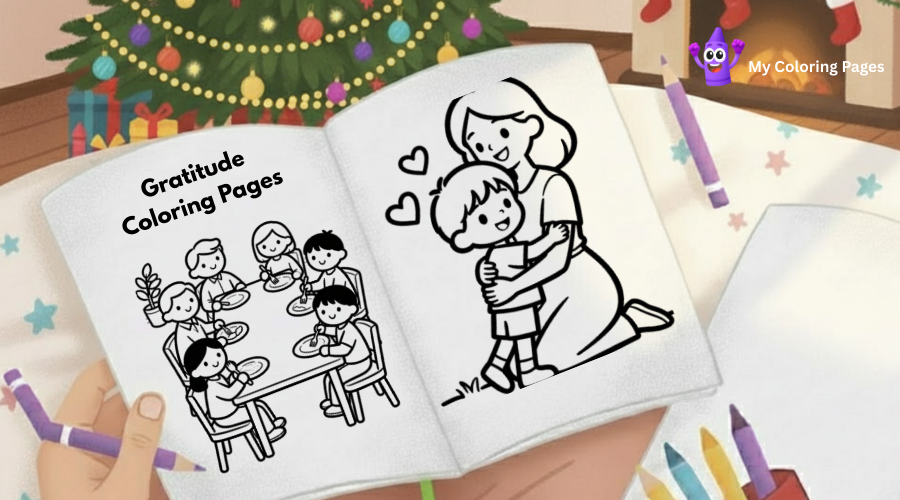 Gratitude Coloring Pages