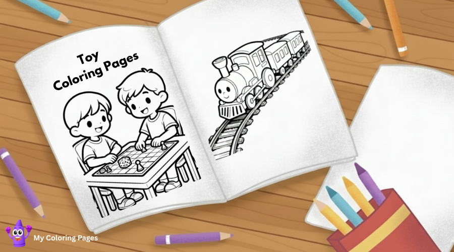 Toy Coloring Pages