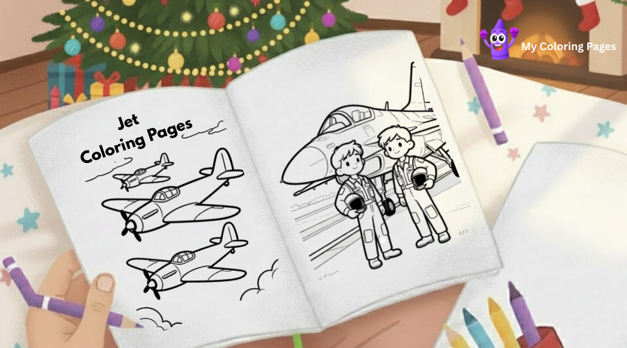 Jet Coloring Pages
