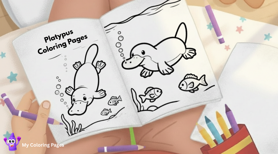 Platypus Coloring Pages