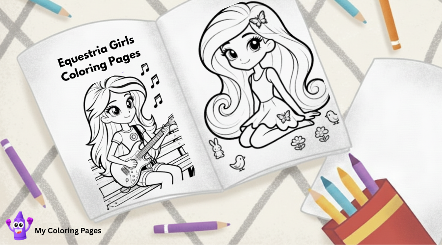 Equestria Girls Coloring Pages