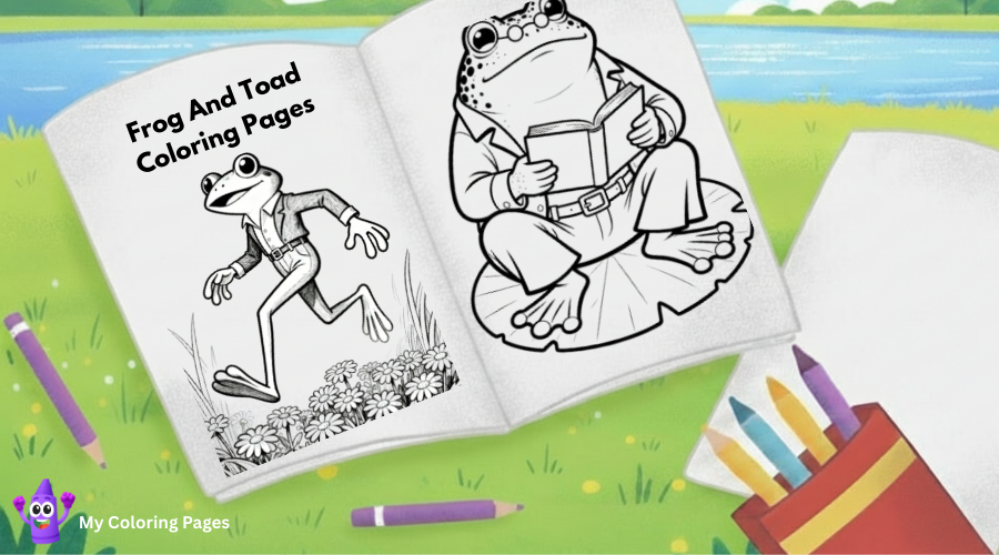Frog And Toad Coloring Pages