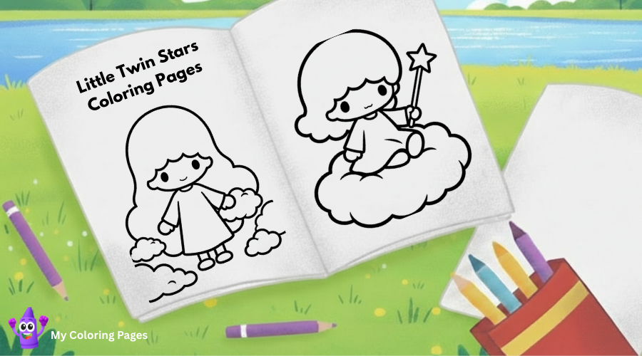 Little Twin Stars Coloring Pages