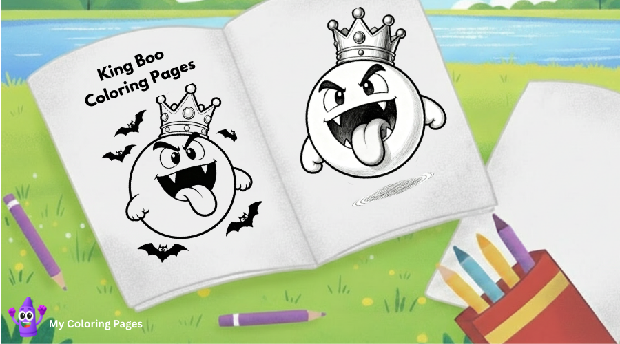 King Boo Coloring Pages