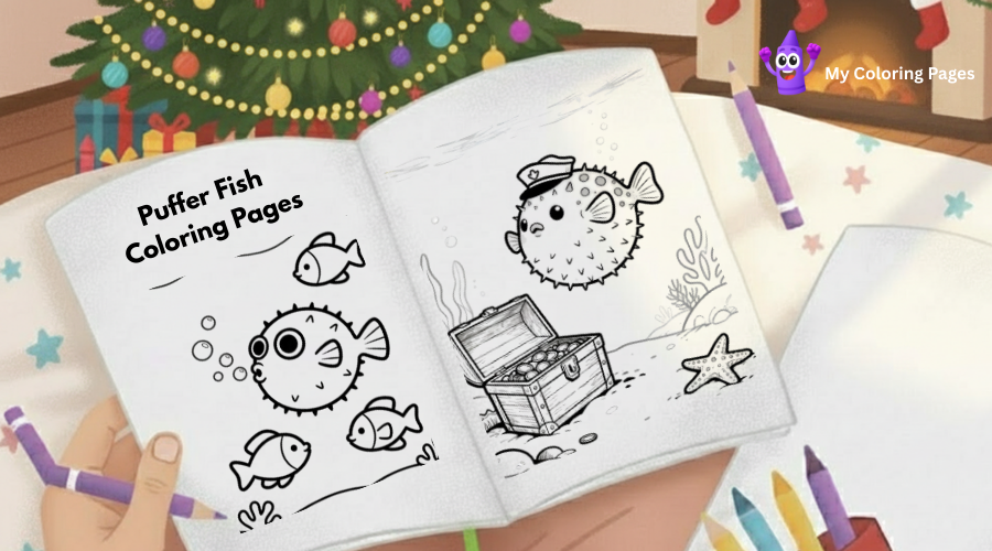 Puffer Fish Coloring Pages