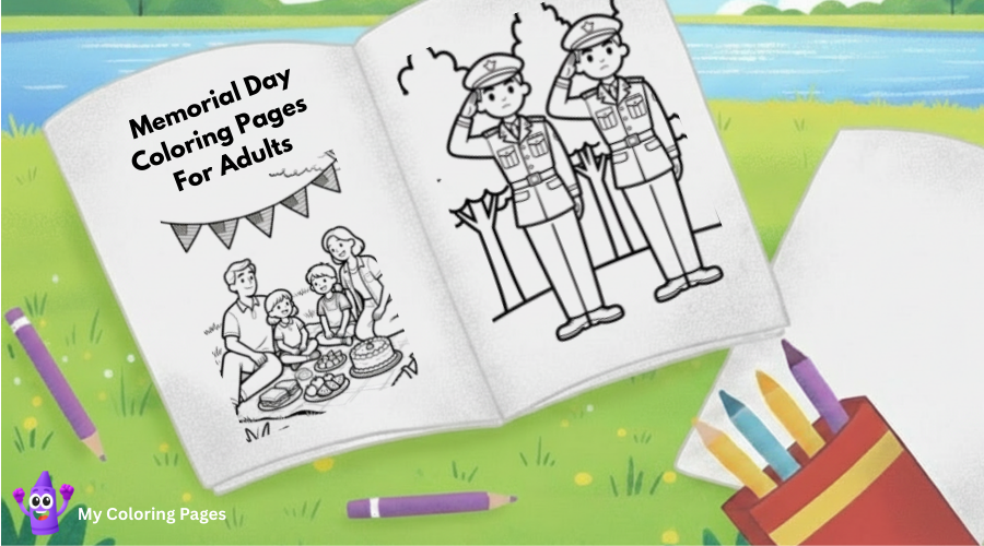 Memorial Day Coloring Pages For Adults