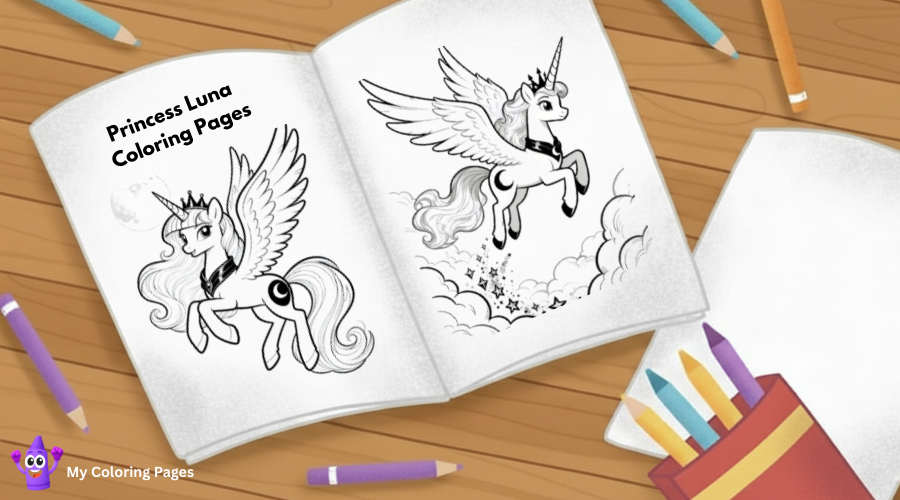 Princess Luna Coloring Pages