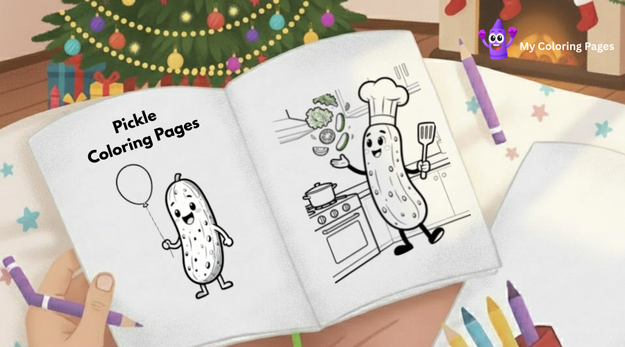 Pickle Coloring Pages