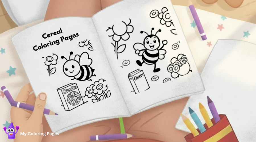 Cereal Coloring Pages