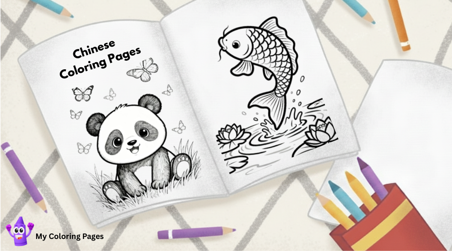Chinese Coloring Pages