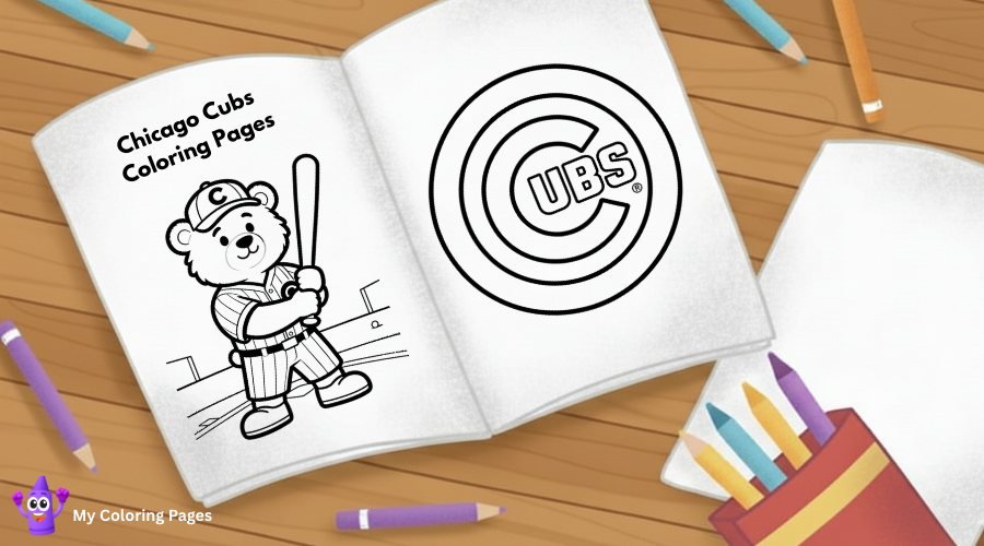 Chicago Cubs Coloring Pages