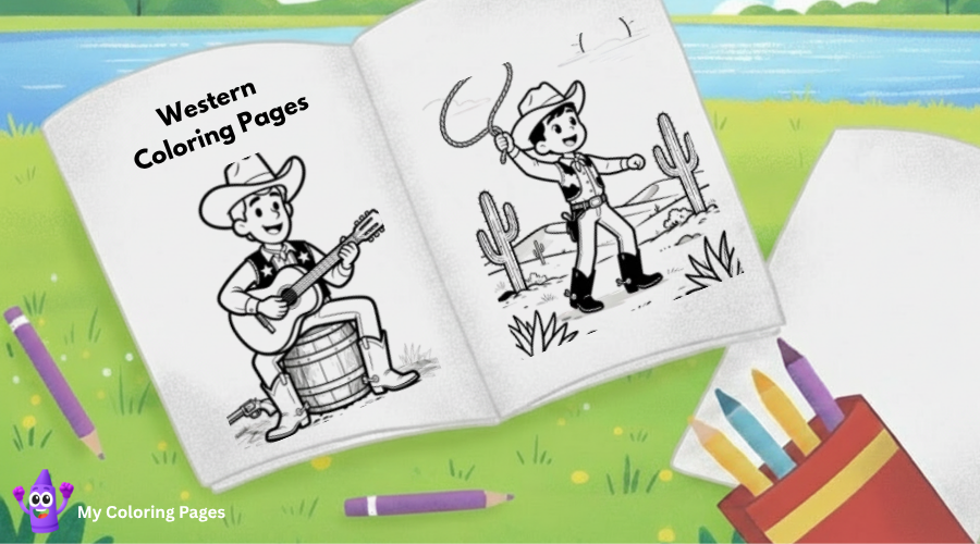 Western Coloring Pages