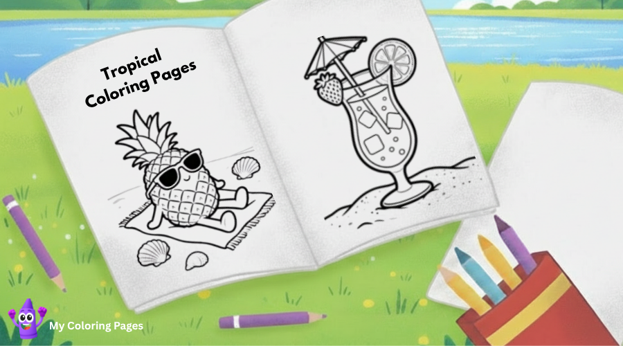 Tropical Coloring Pages