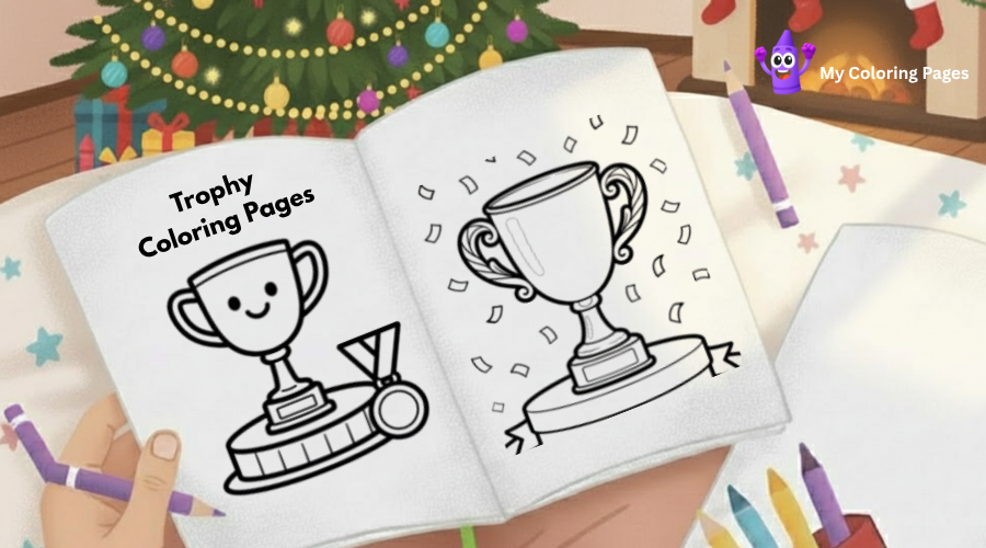 Trophy Coloring Pages